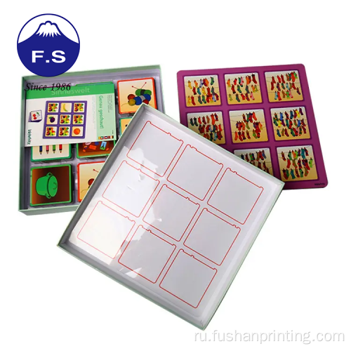 Индивидуальная печать красочная детская образовательная игровая карта